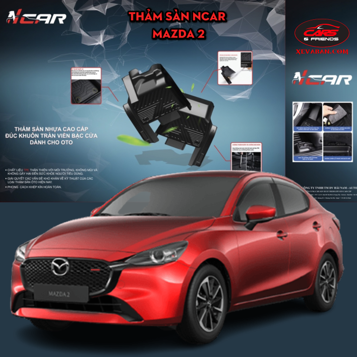Thảm sàn Ncar cho MAZDA 2